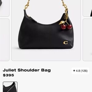 Coach Black Juliet Shoulder Bag